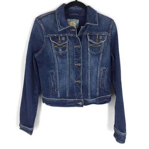 Abercrombie & Fitch Vintage Distressed Jean Jacket